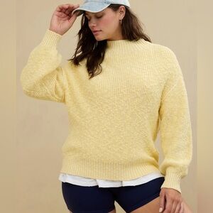 NWOT Aerie Hits The Spot Mockneck Sweater, size medium